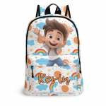 17 Inch Twill (PU) Leather School Backpack