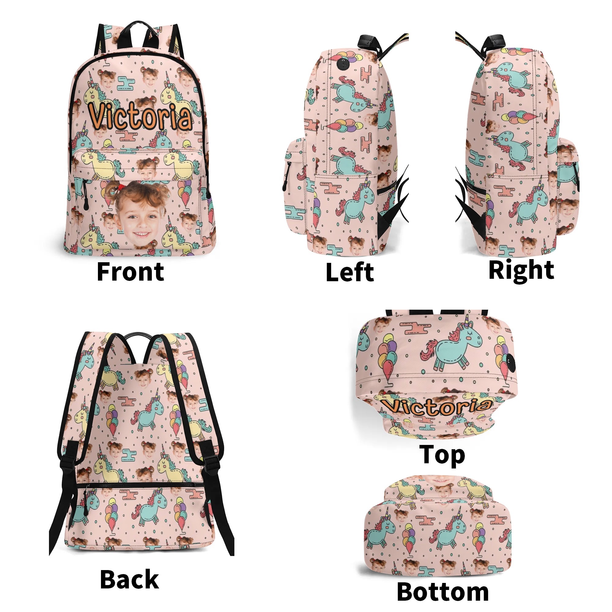 17 Inch Twill (PU) Leather School Backpack - Image 10