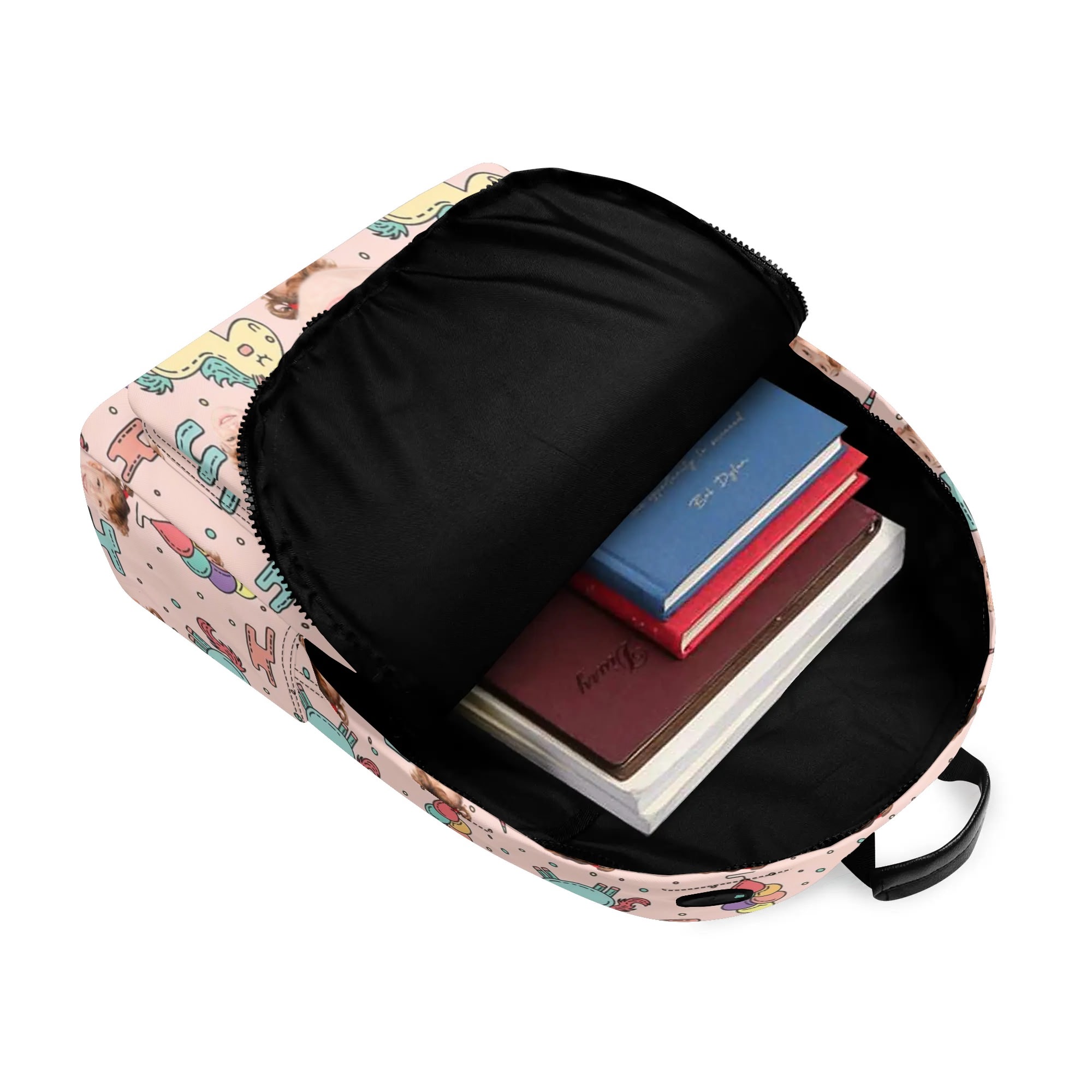 17 Inch Twill (PU) Leather School Backpack - Image 9