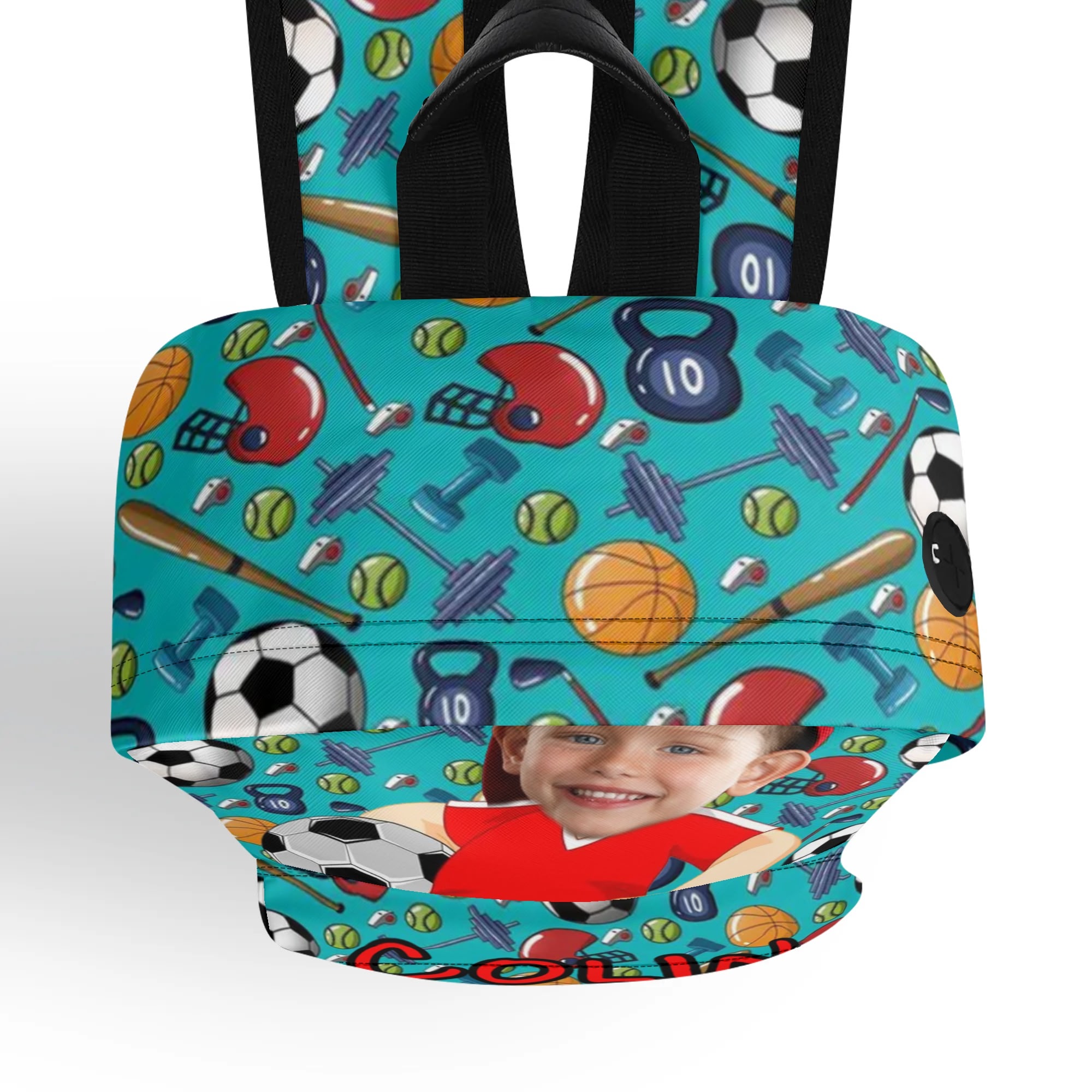 17 Inch Twill (PU) Leather School Backpack - Image 3