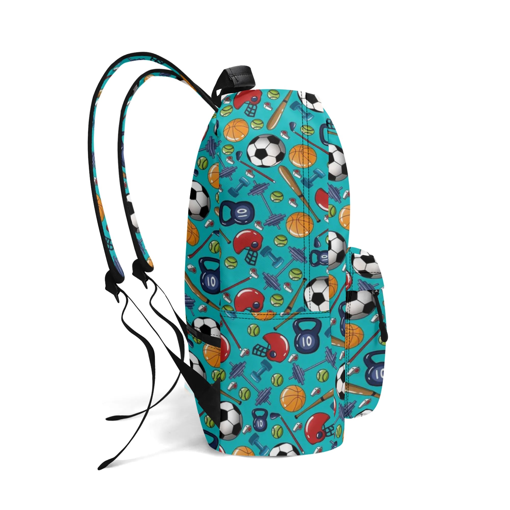 17 Inch Twill (PU) Leather School Backpack - Image 6