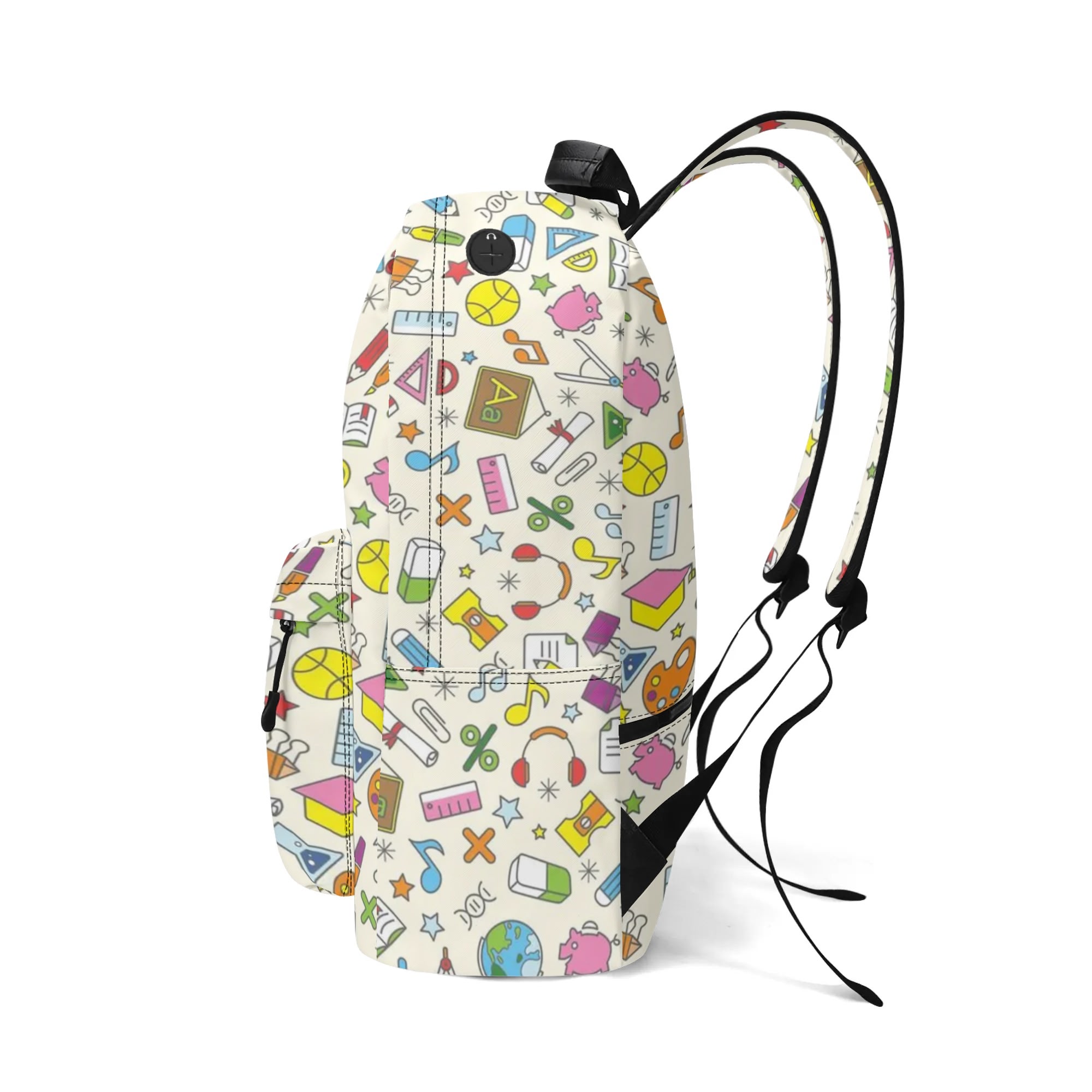 17 Inch Twill (PU) Leather School Backpack - Image 5