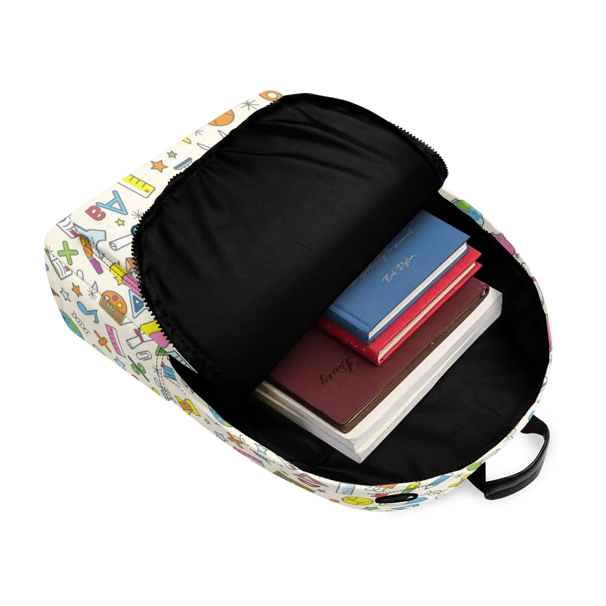 17 Inch Twill (PU) Leather School Backpack - Image 9