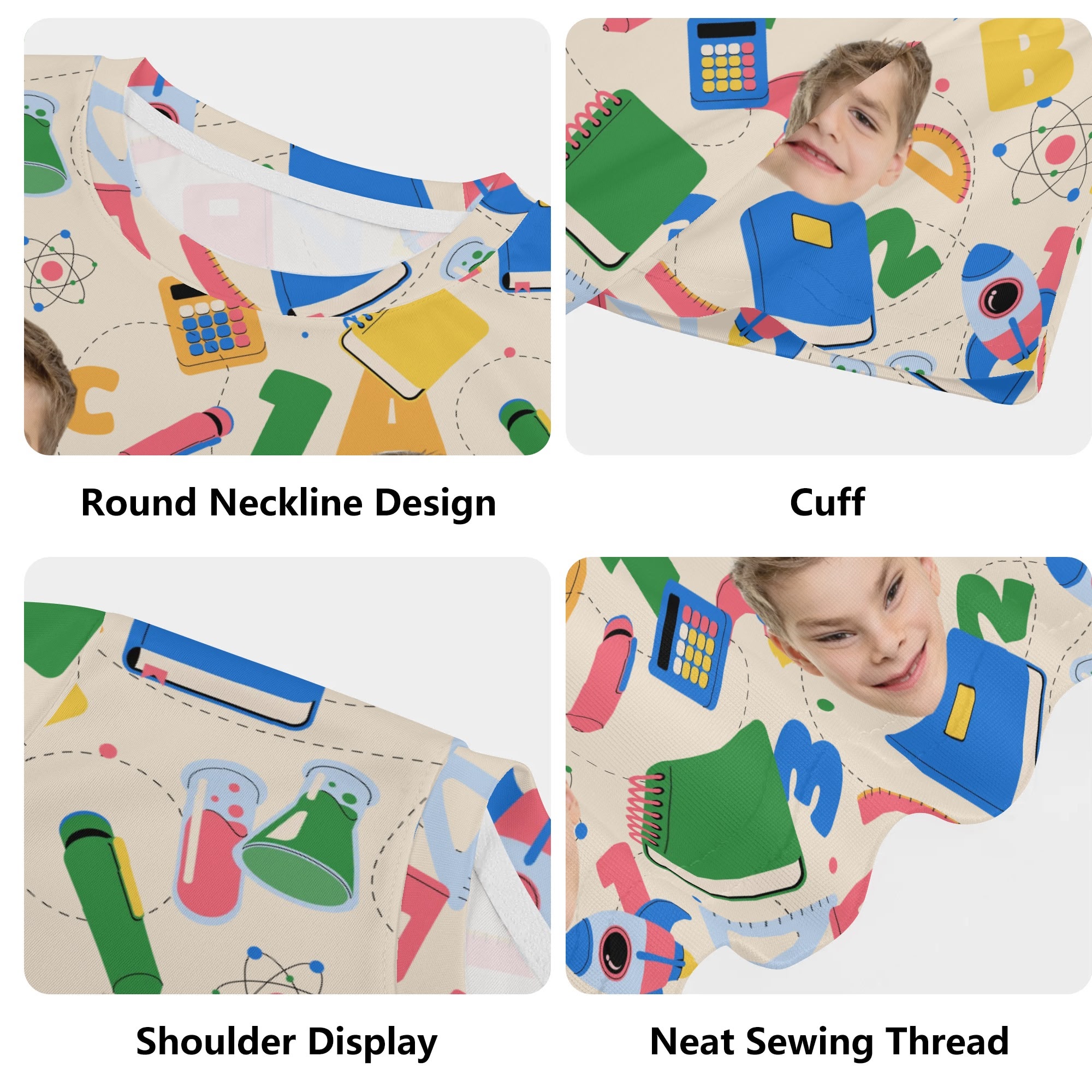 Kids All Over Print Short Sleeve T-Shirt - Image 7