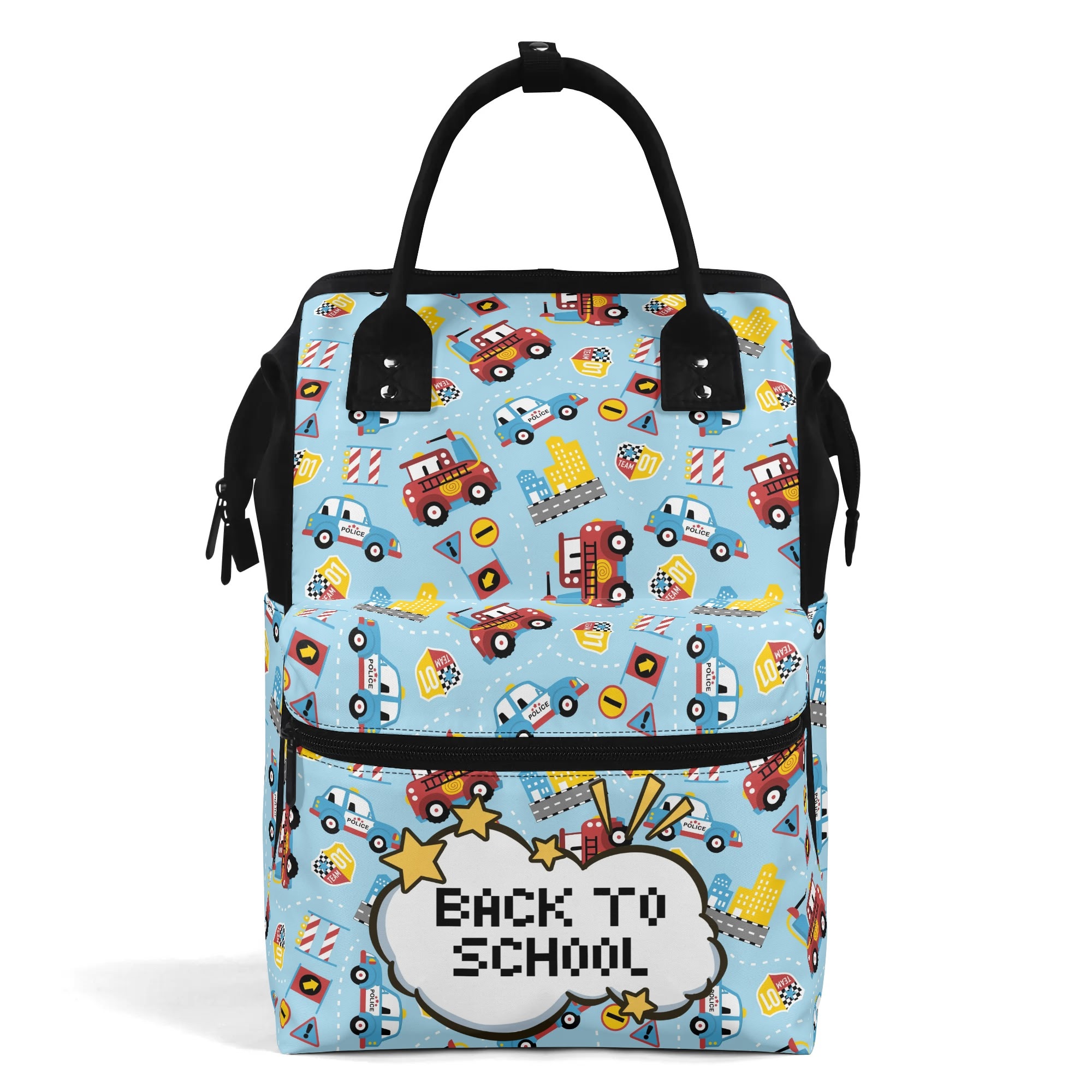 Large Capacity Diaper Bag Mummy Backpack Nursing Bag Duckbilled Backpack - Image 2