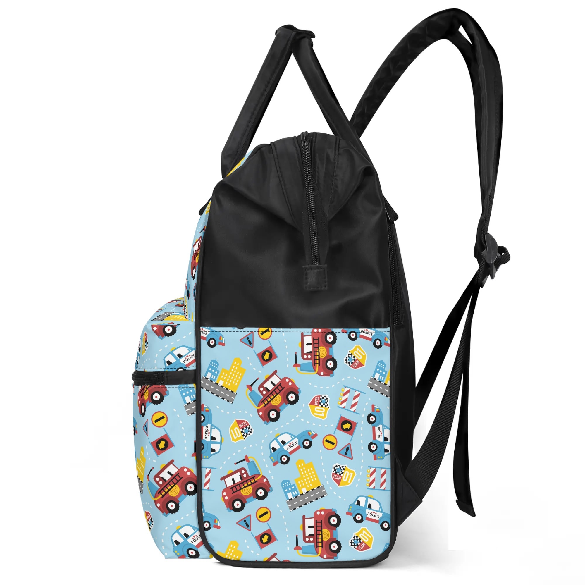 Large Capacity Diaper Bag Mummy Backpack Nursing Bag Duckbilled Backpack - Image 4