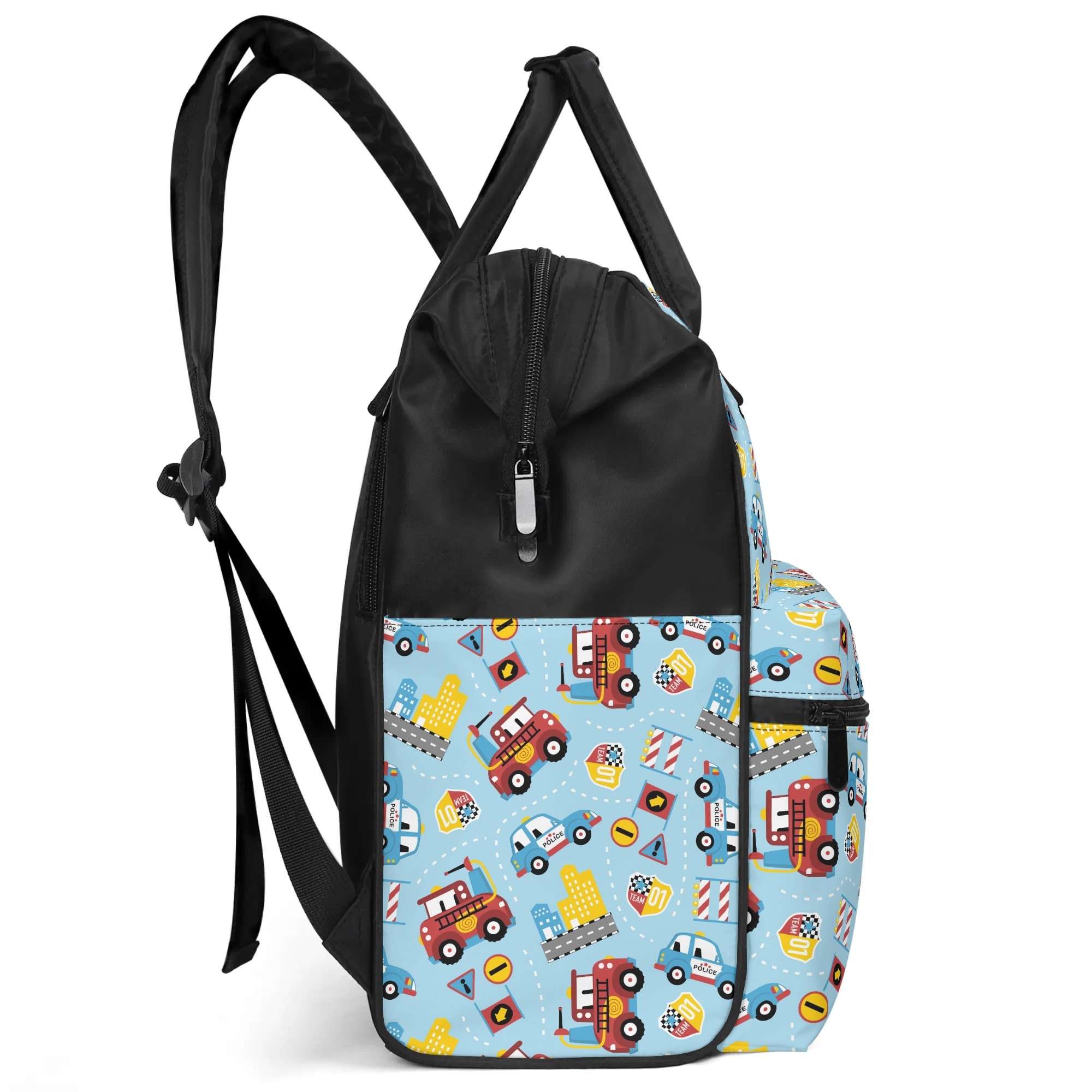 Large Capacity Diaper Bag Mummy Backpack Nursing Bag Duckbilled Backpack - Image 5