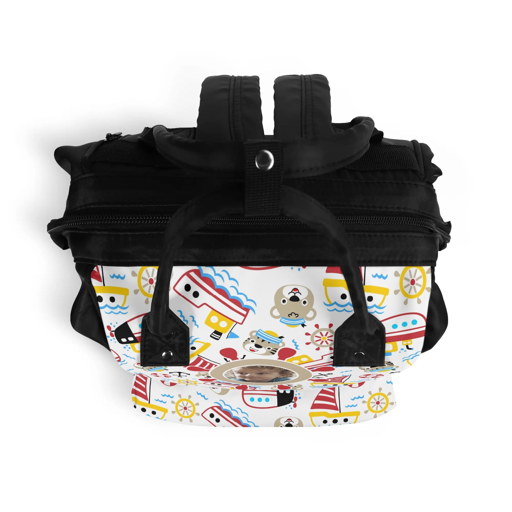 Large Capacity Diaper Bag Mummy Backpack Nursing Bag Duckbilled Backpack - Image 6