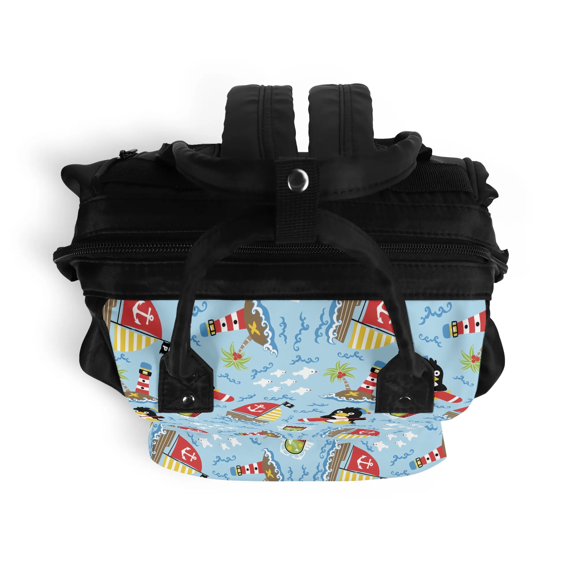 Large Capacity Diaper Bag Mummy Backpack Nursing Bag Duckbilled Backpack - Image 6