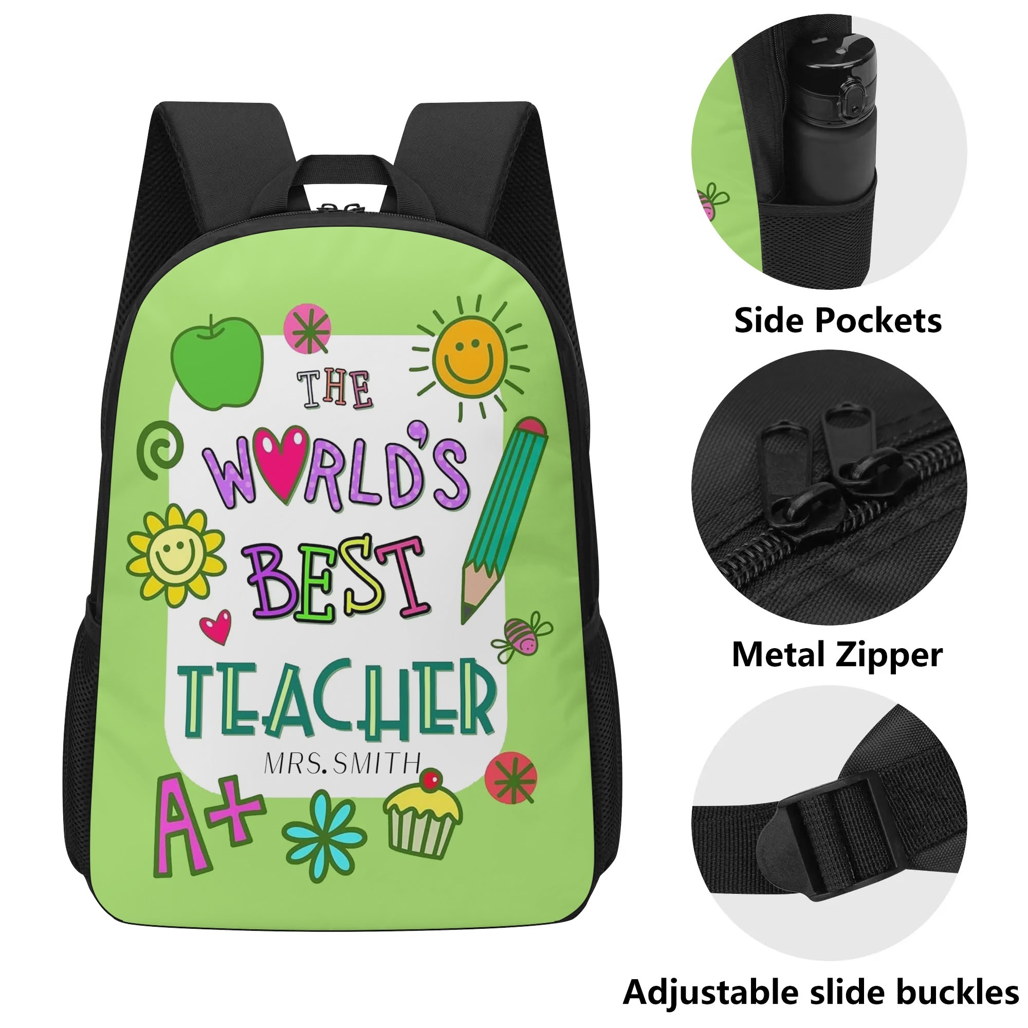 17 Inch School Backpack - Image 4