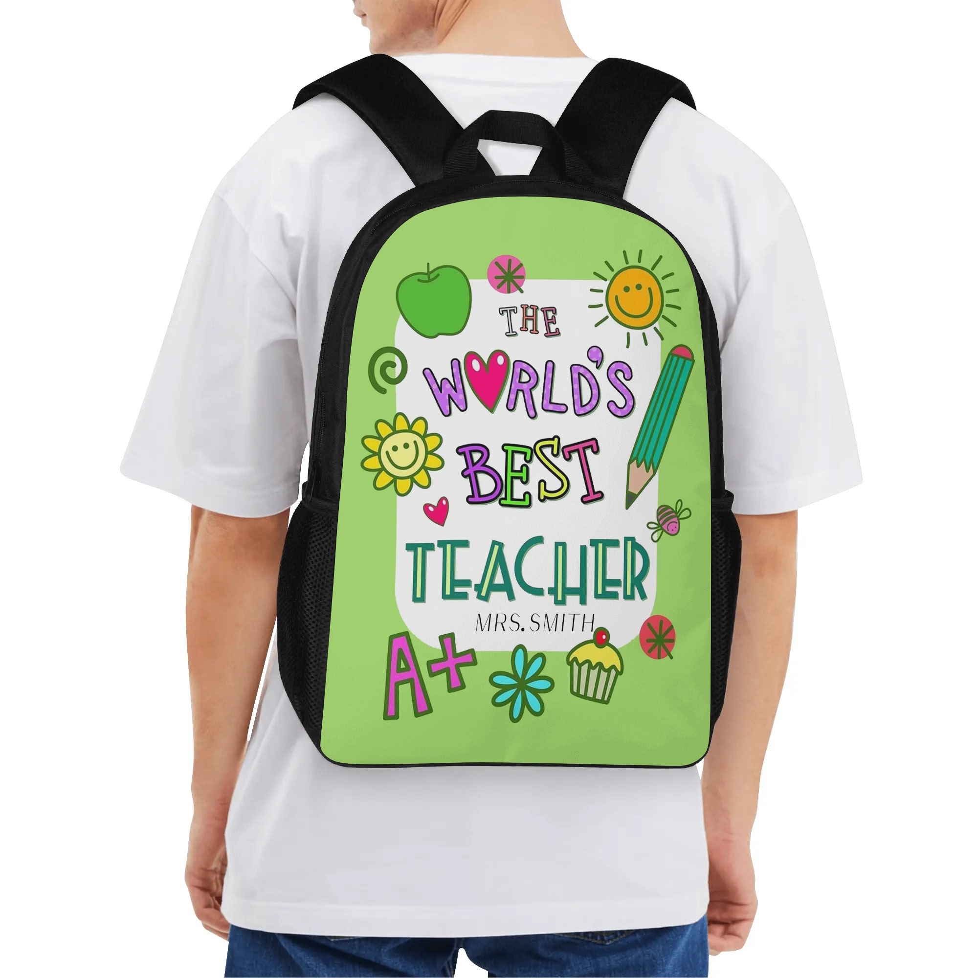 17 Inch School Backpack - Image 6