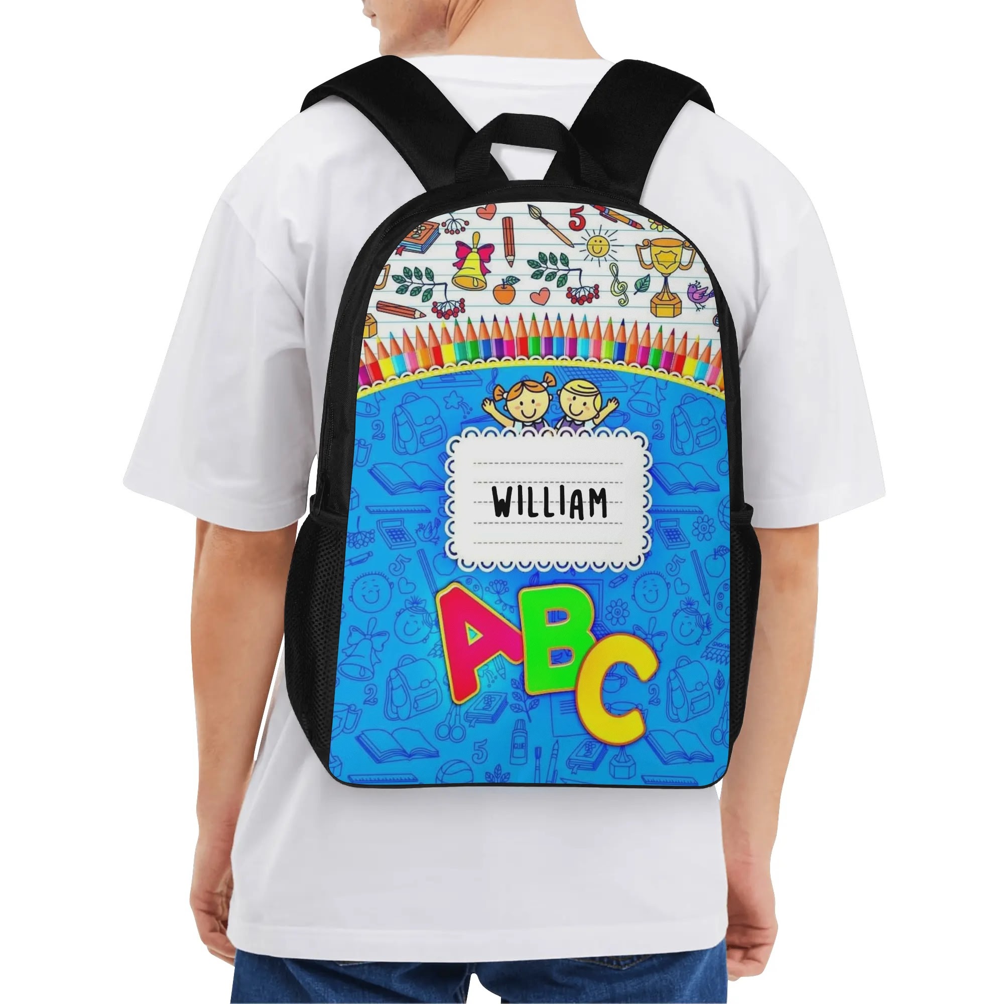 17 Inch School Backpack - Image 6