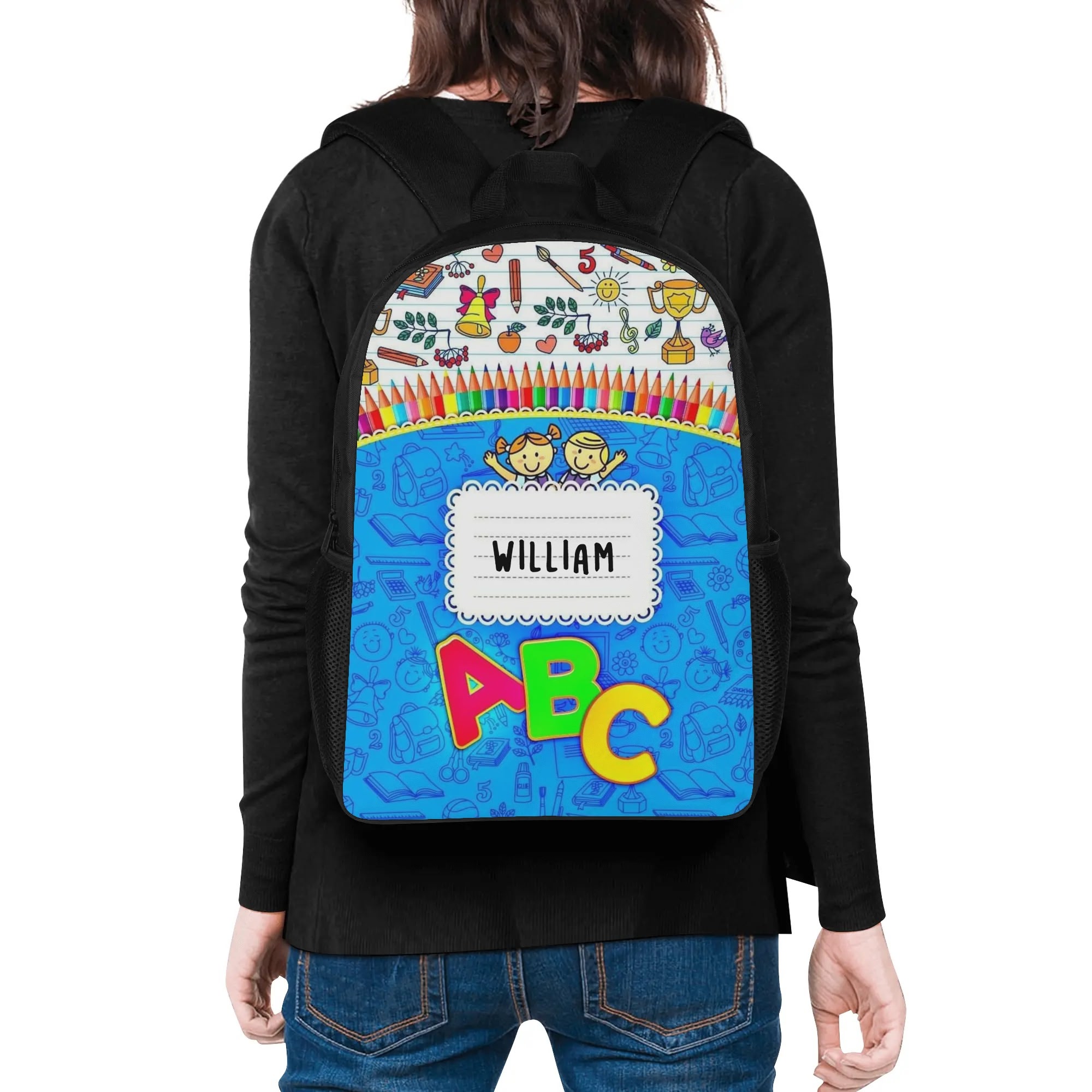 17 Inch School Backpack - Image 7