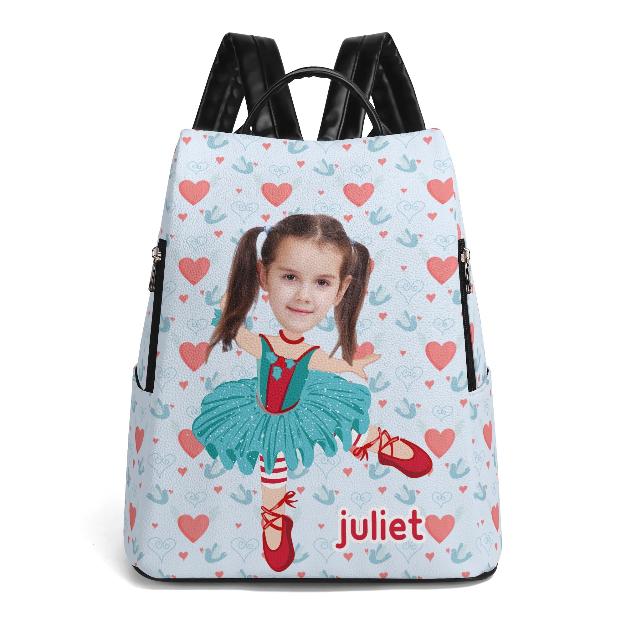 New Travel PU Daypack Anti-theft Backpack - Image 2