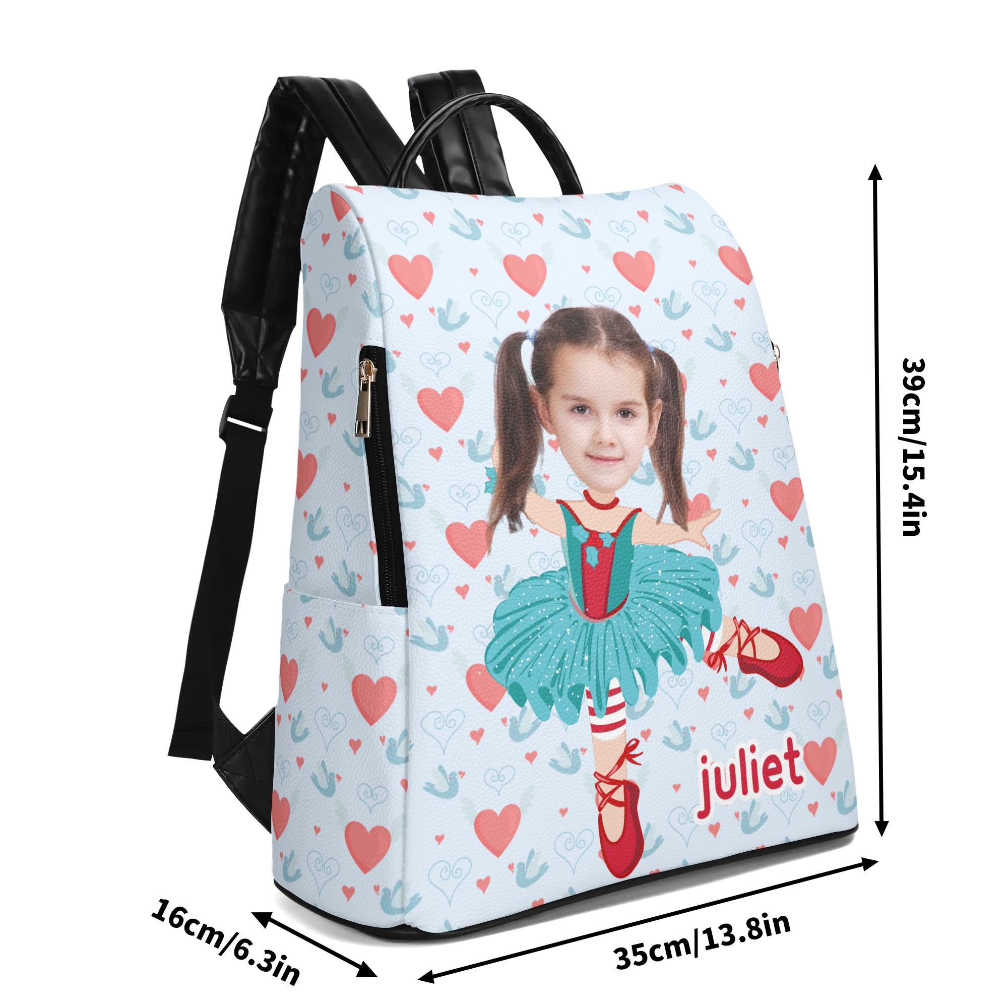 New Travel PU Daypack Anti-theft Backpack - Image 9