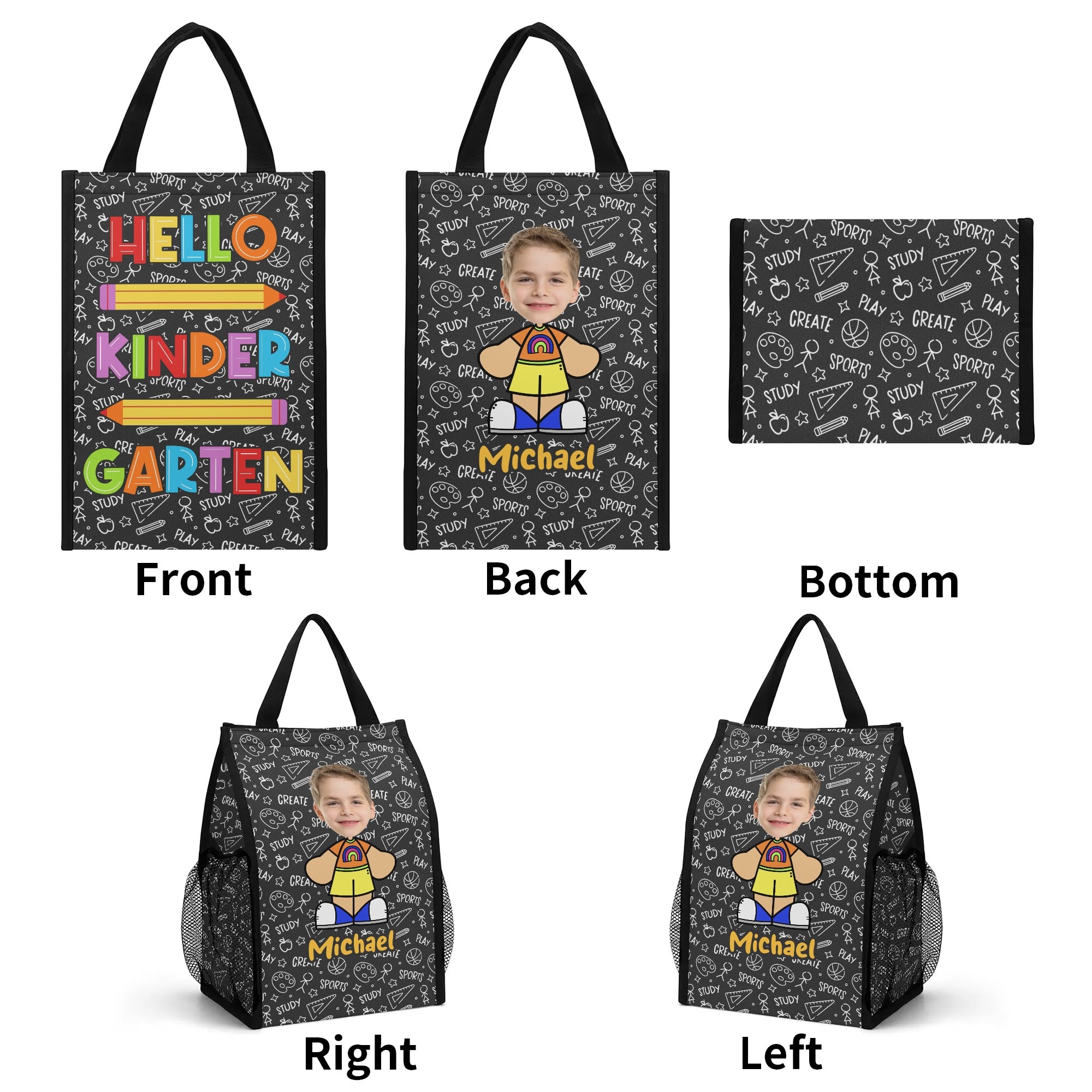 Folding Pocket Type Lunch Bag - Image 6