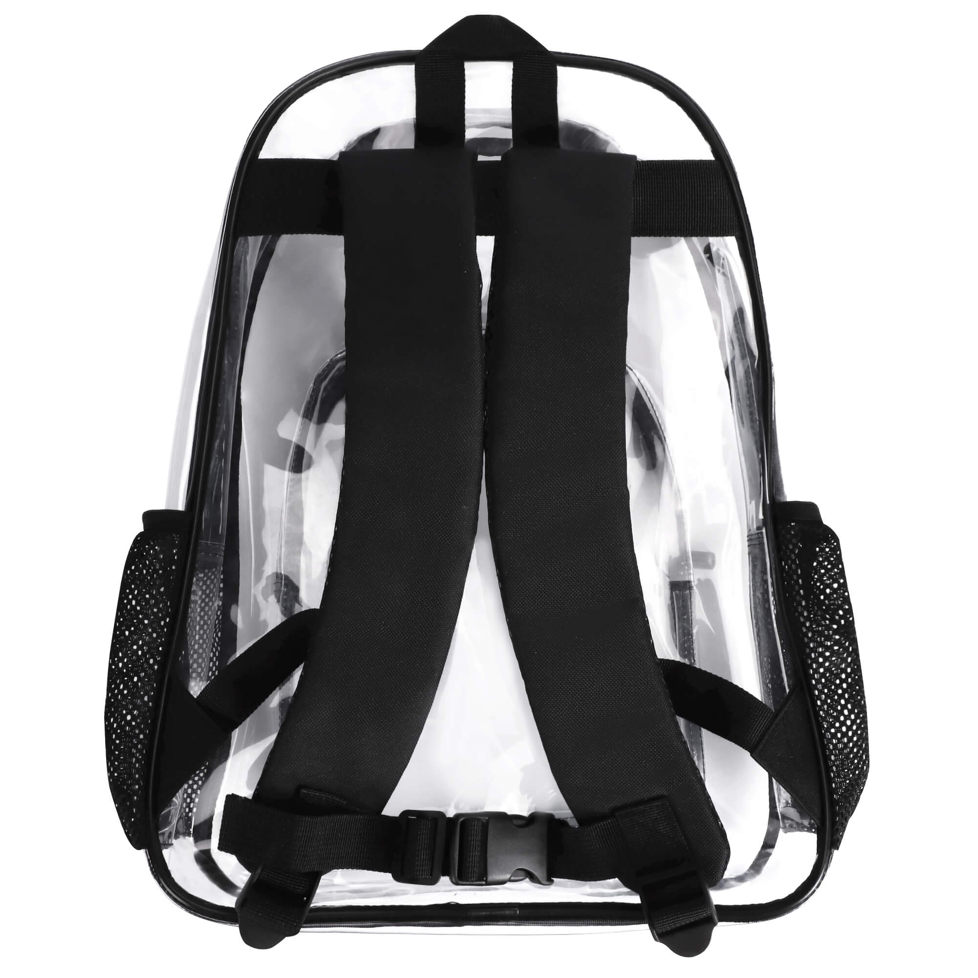 Large 17 Inch Clear Bag PVC See Through Transparent School Backpack - Image 7