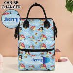 Large Capacity Diaper Bag Mummy Backpack Nursing Bag Duckbilled Backpack