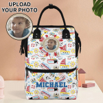 Large Capacity Diaper Bag Mummy Backpack Nursing Bag Duckbilled Backpack