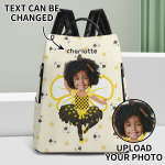 New Travel PU Daypack Anti-theft Backpack