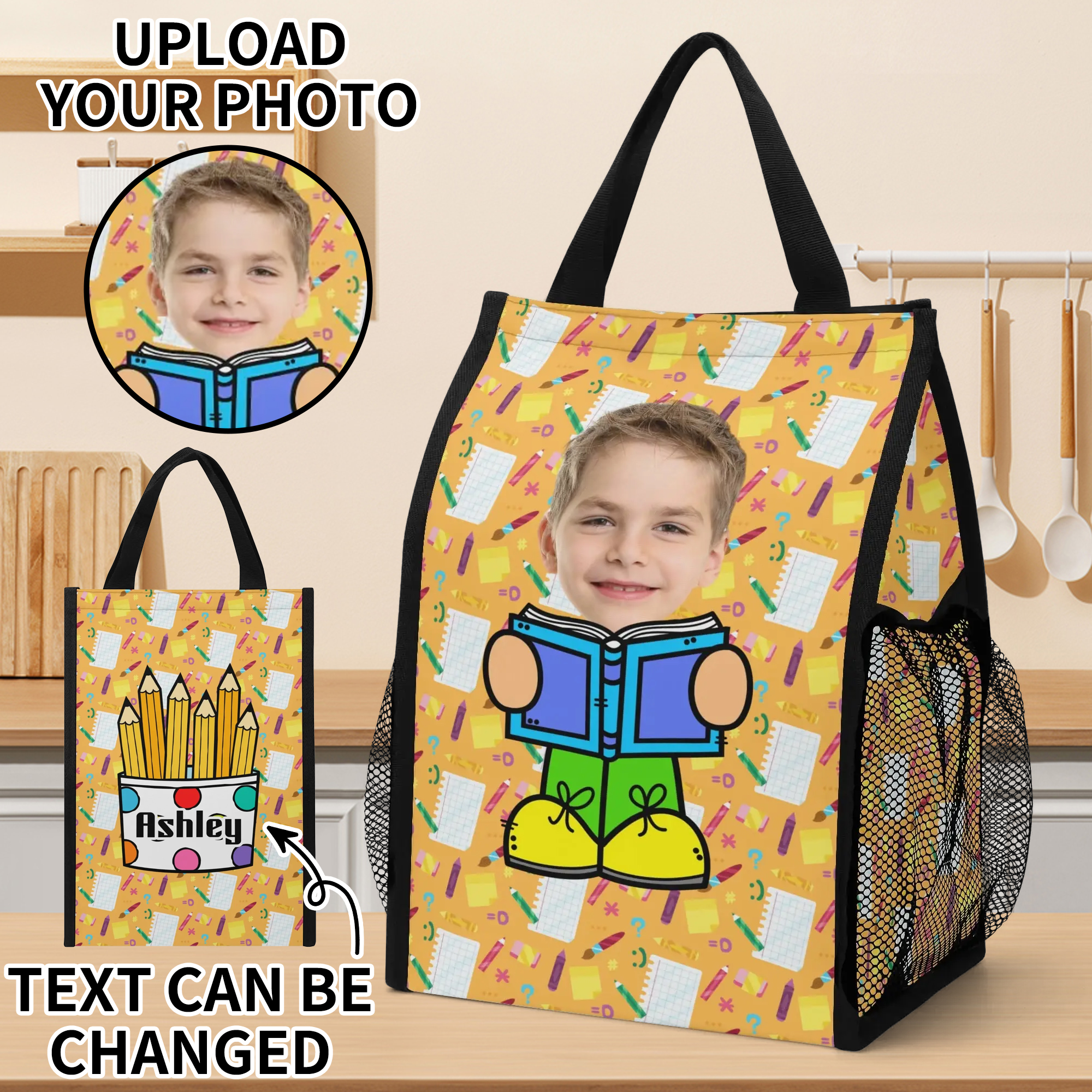 Folding Pocket Type Lunch Bag