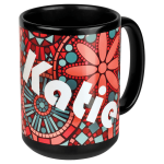 Custom 15oz Black Coffee Mug