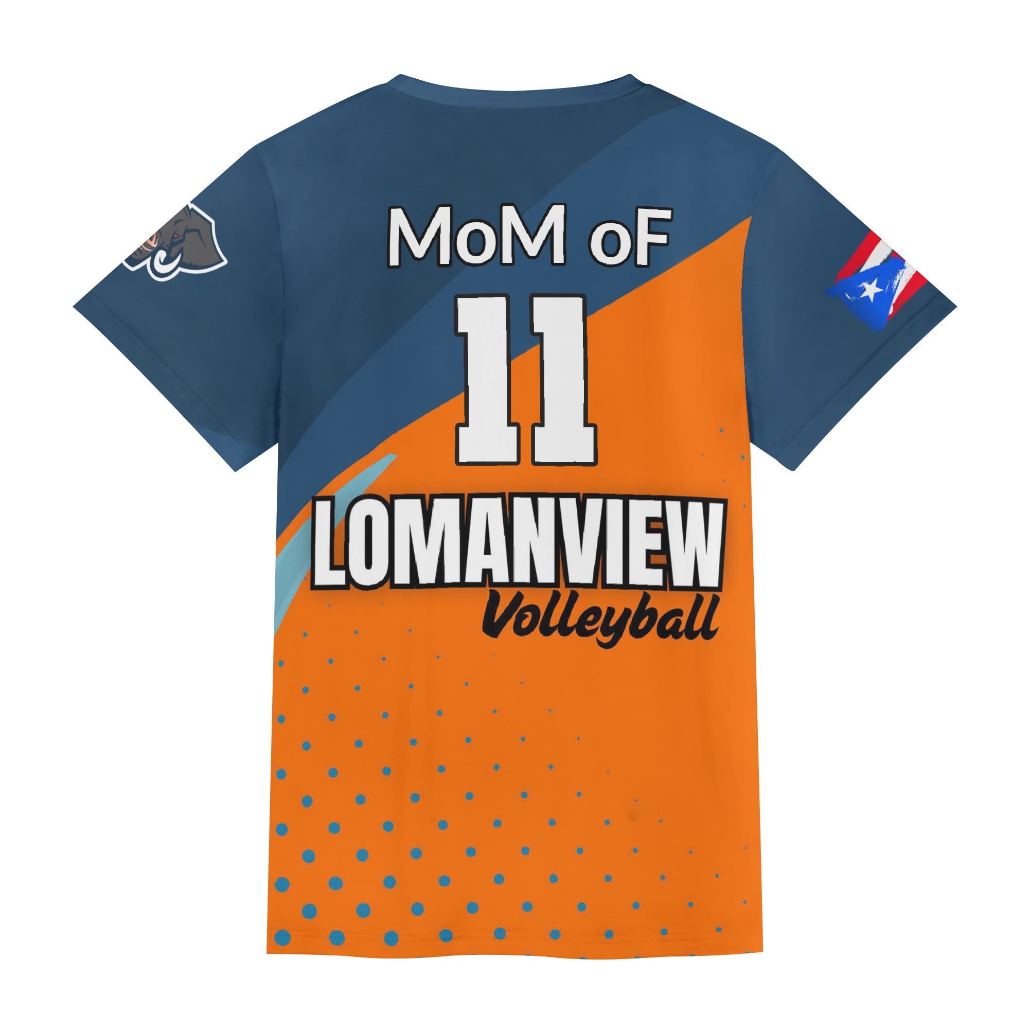 LOMANVIEW VOLLEYBALL All-Over Print Adult Short Sleeve T-Shirt - Image 2